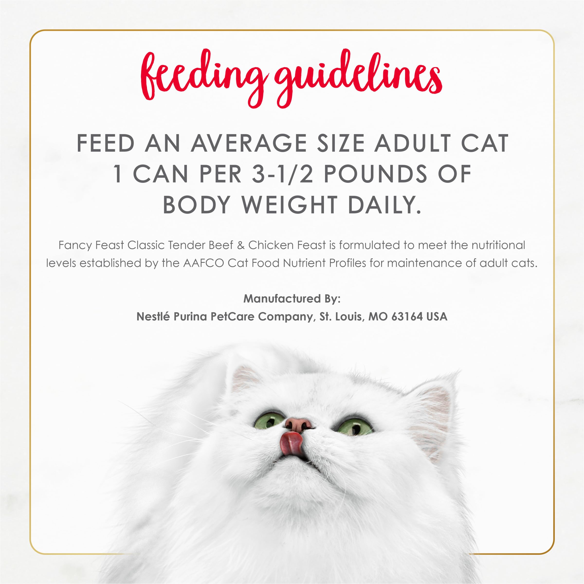 Fancy Feast pack de 24 latas en caja, solución de abastecimiento doméstico