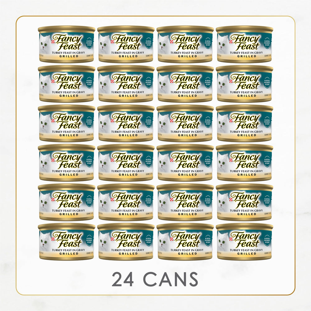 Fancy Feast pack de 24 latas para abastecimiento prolongado