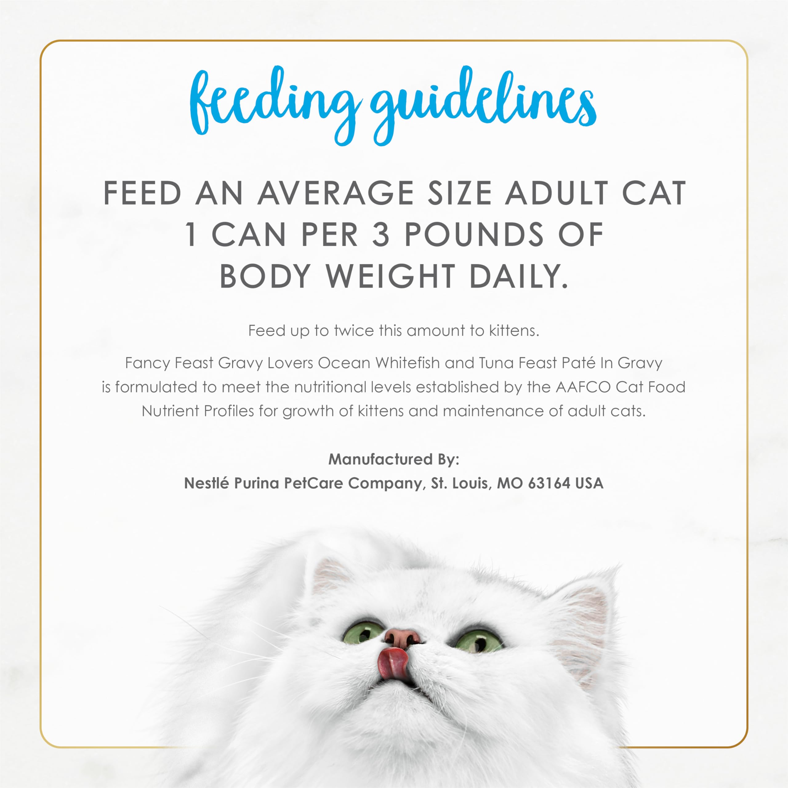 Fancy Feast pack de 24 latas para abastecer comidas diarias