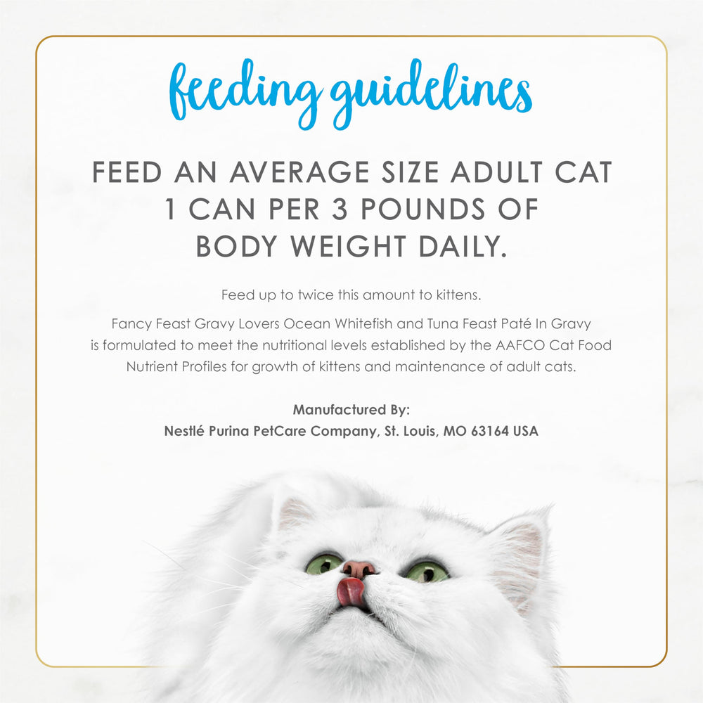 Fancy Feast pack de 24 latas para abastecer comidas diarias
