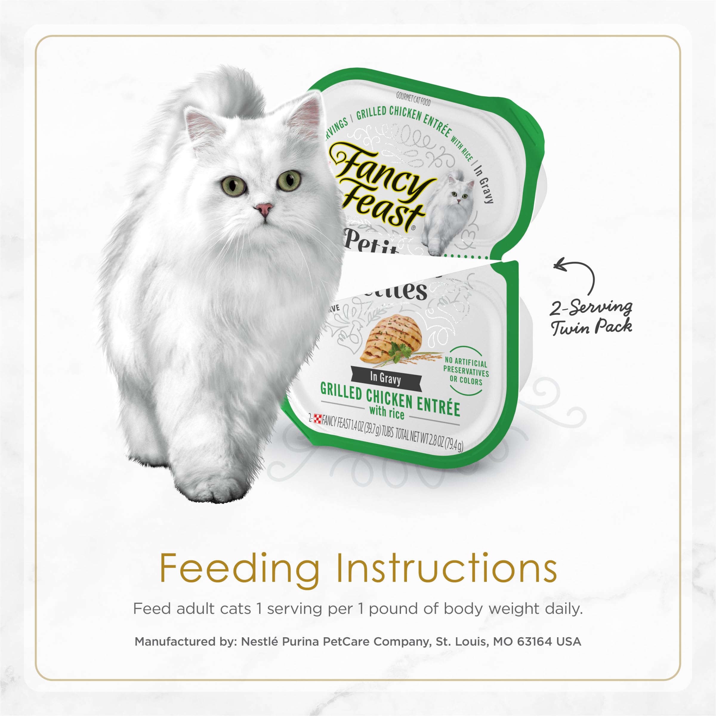 Fancy Feast pescado blanco con tomate en salsa, aroma realzado