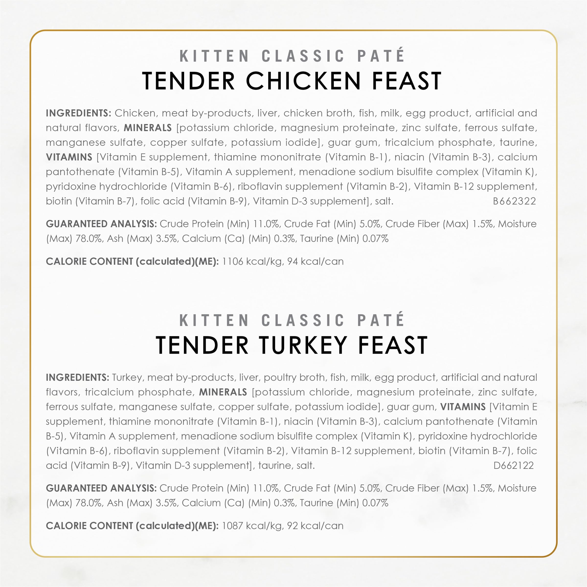 Fancy Feast Purina comparación de tamaño de lata para medir porciones con facilidad