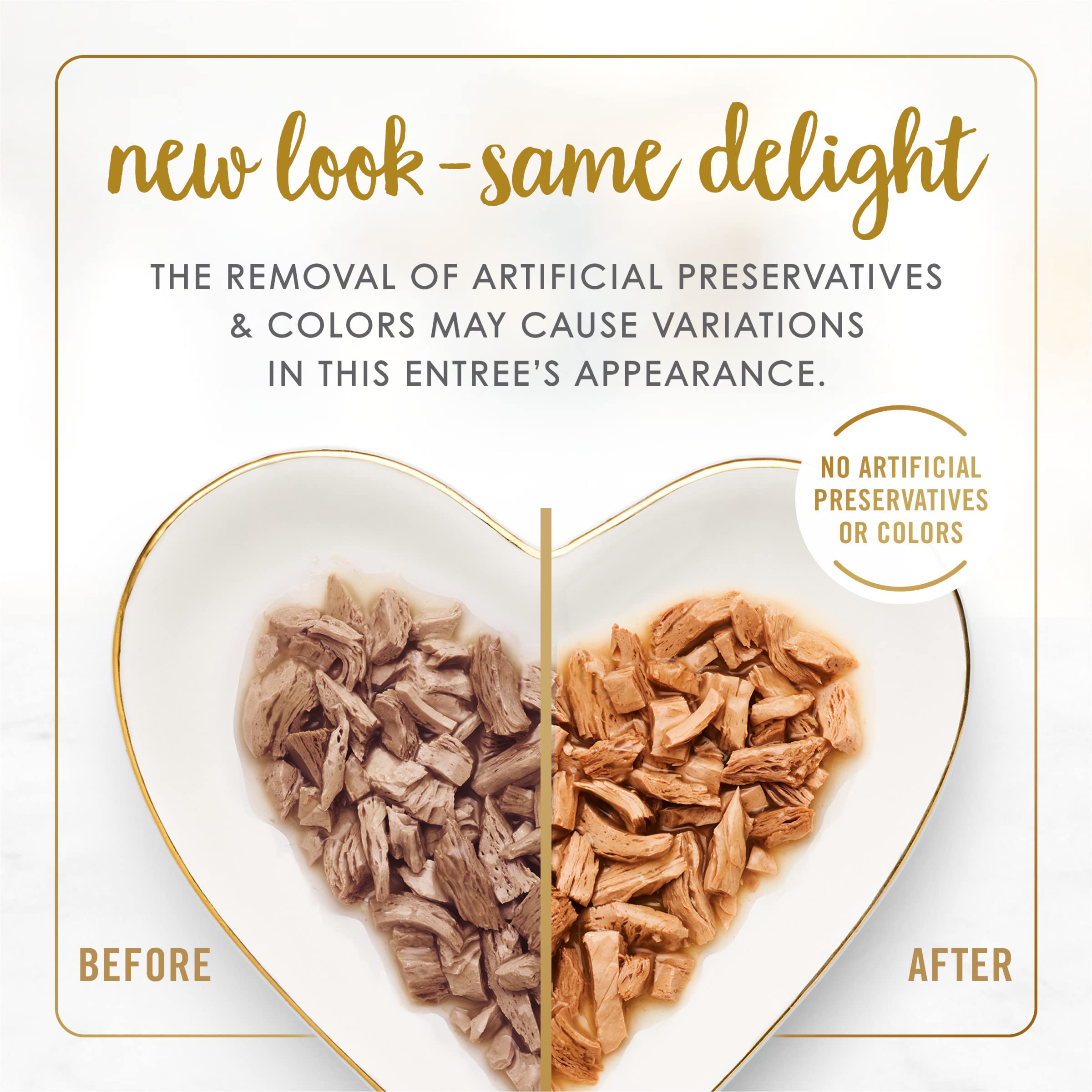 Fancy Feast textura en trozos cerca que destaca jugosidad y apetito