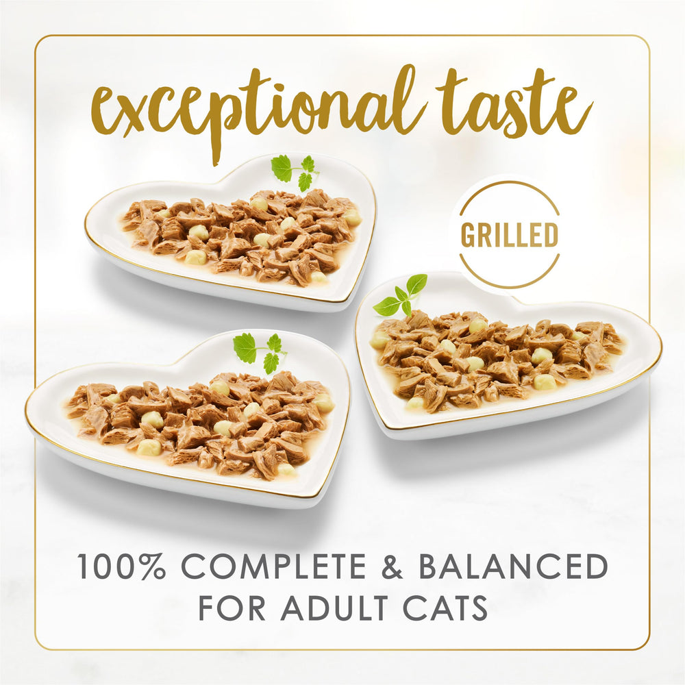 Fancy Feast close-up trozos de pavo tierno con queso cheddar real