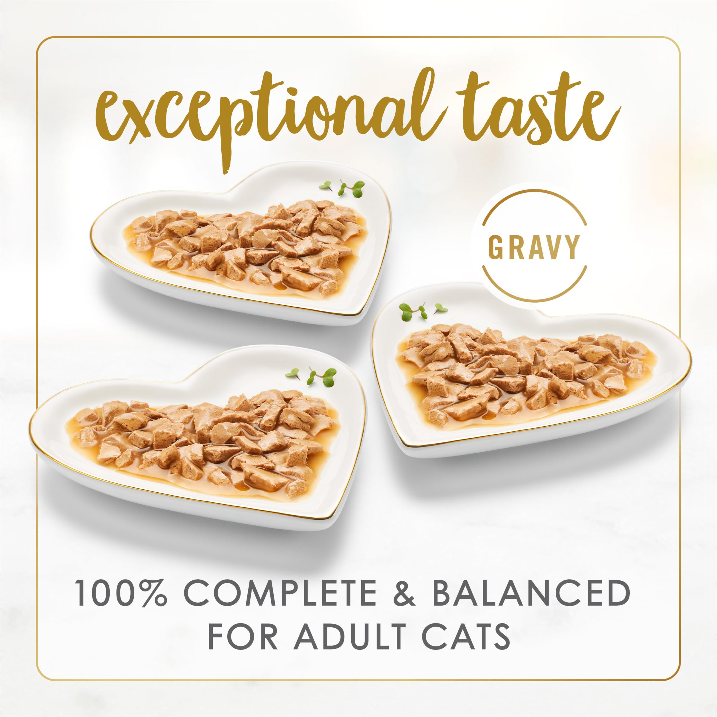 Fancy Feast primer plano de trozos en salsa mostrando textura