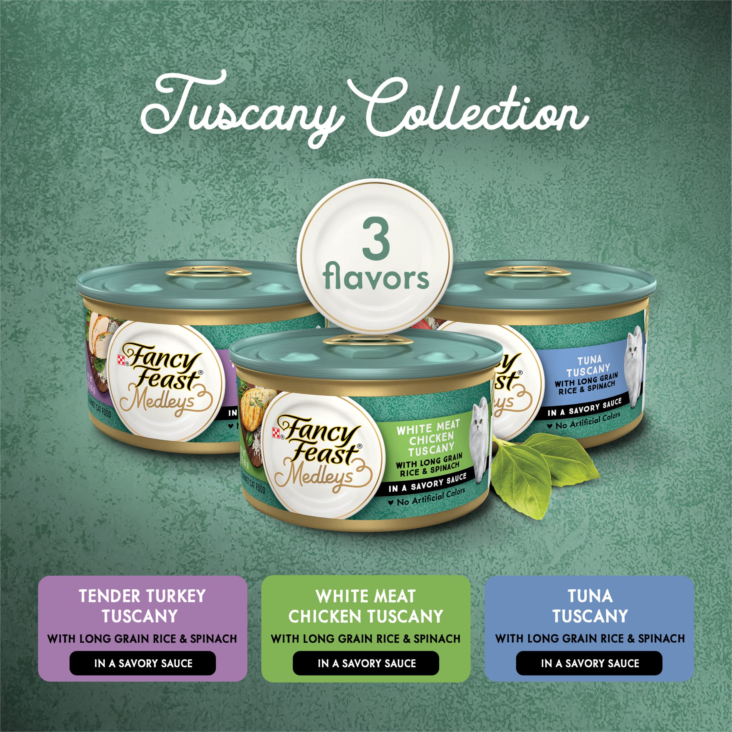 Fancy Feast lata abierta con salsa visible y aspecto apetecible
