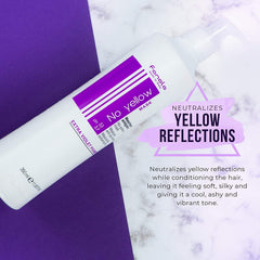 Fanola shampoo lather on hair illustrating gentle cleansing and pigment action
