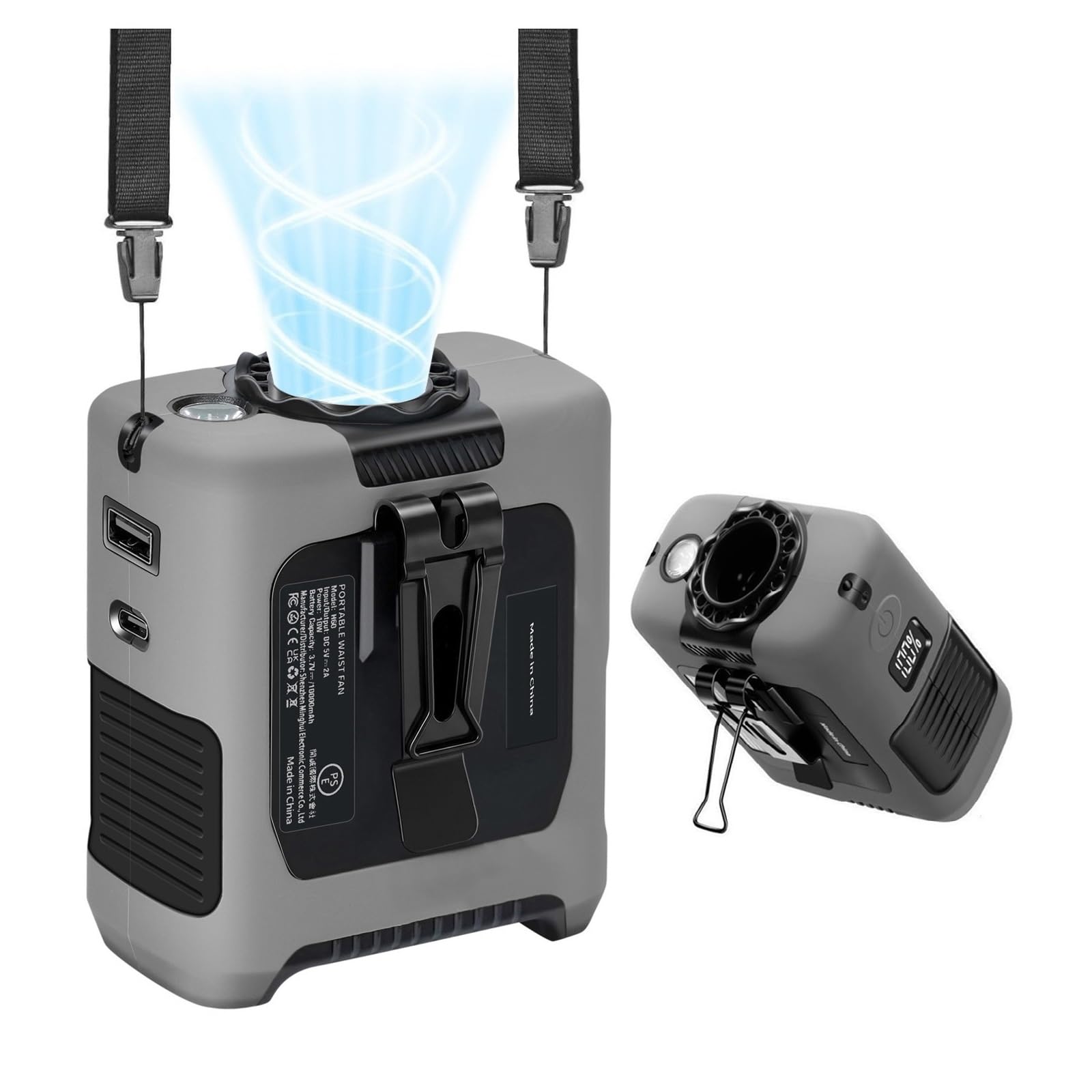 FANSYJKJ luz LED activada y modo SOS útil como linterna y señal de emergencia