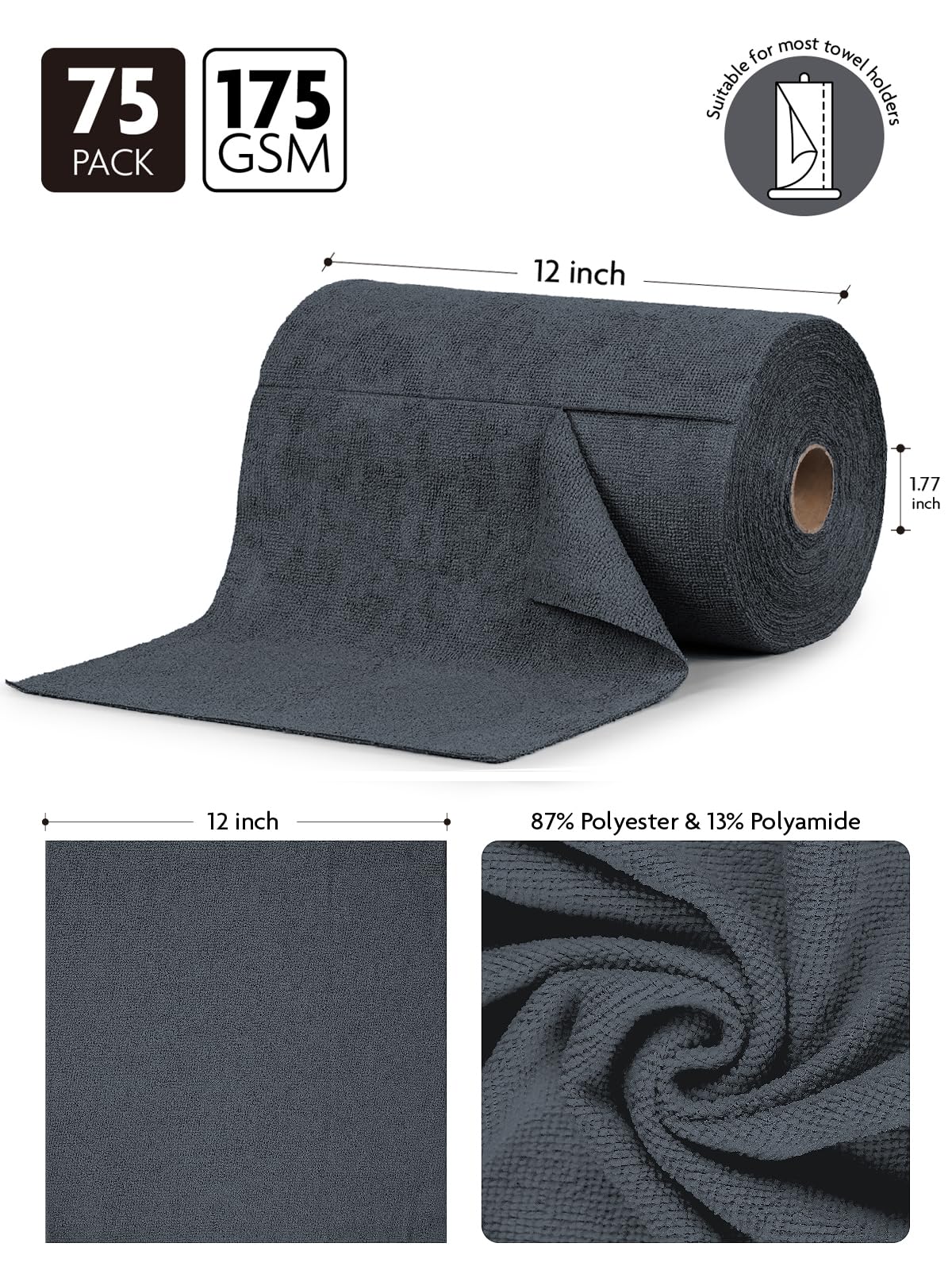 Fantasticlean paño mojado absorbiendo líquido rápidamente