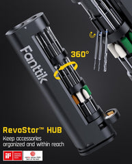Fanttik F2 Master assorted 35 accessories displayed, speeds up sanding and polishing tasks