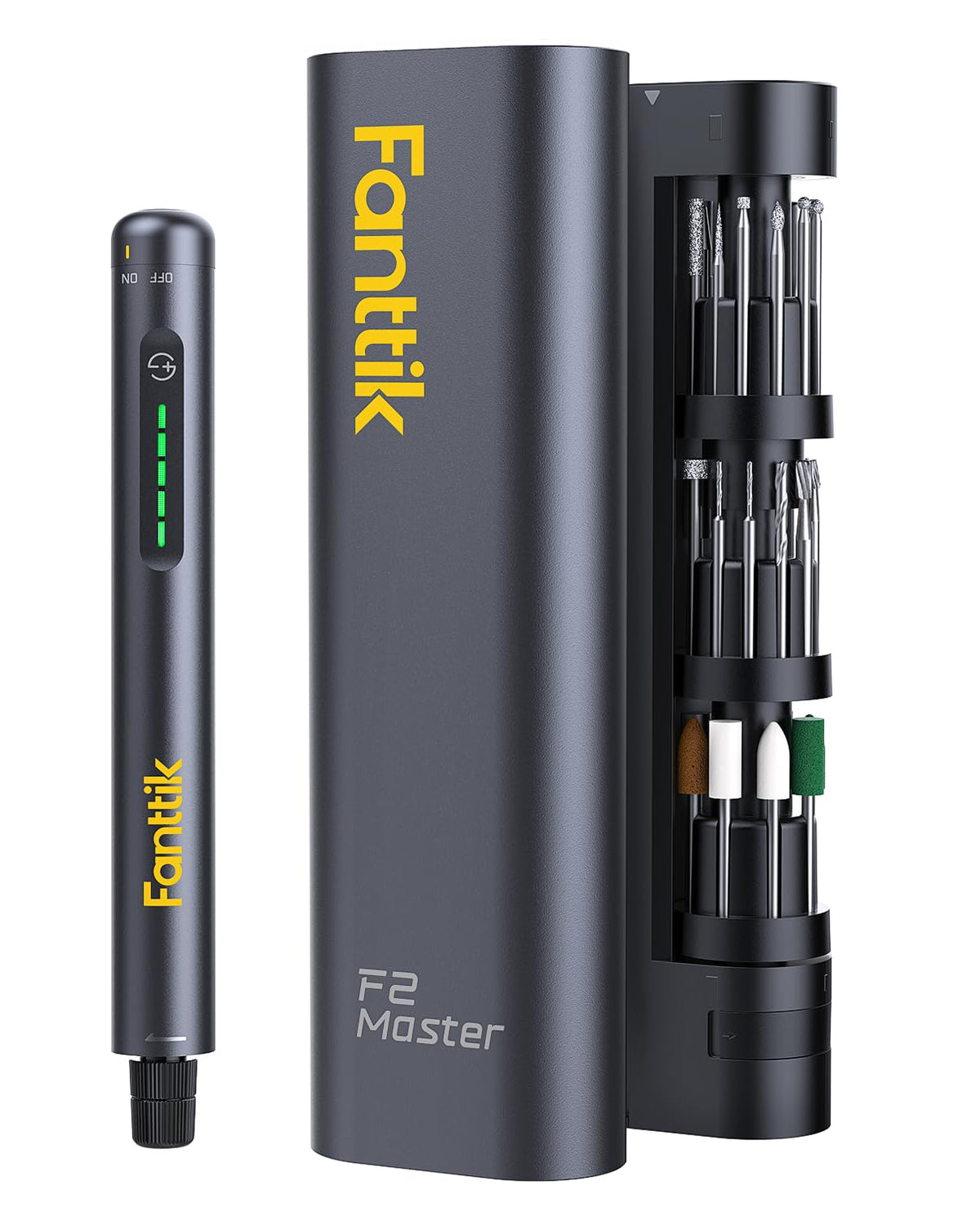 Fanttik F2 Master front view showing compact design and controls, ideal for precision work