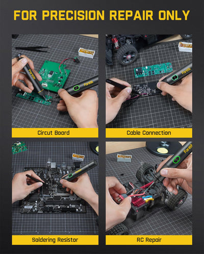 Fanttik kit contents laid out overhead showing included tips and accessories for ready setup