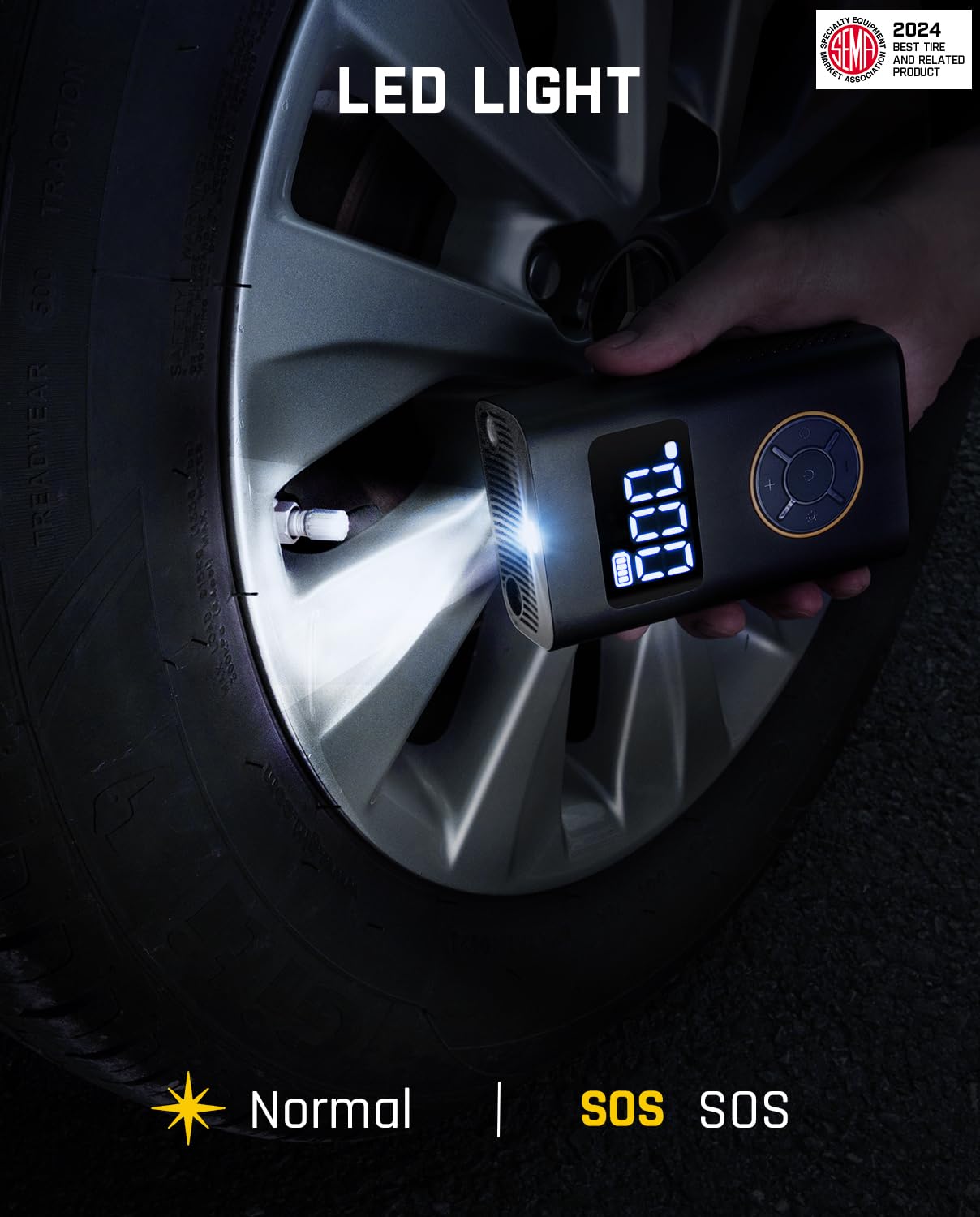 Fanttik X9 Pro en mano para comparar tamaño, transporte cómodo