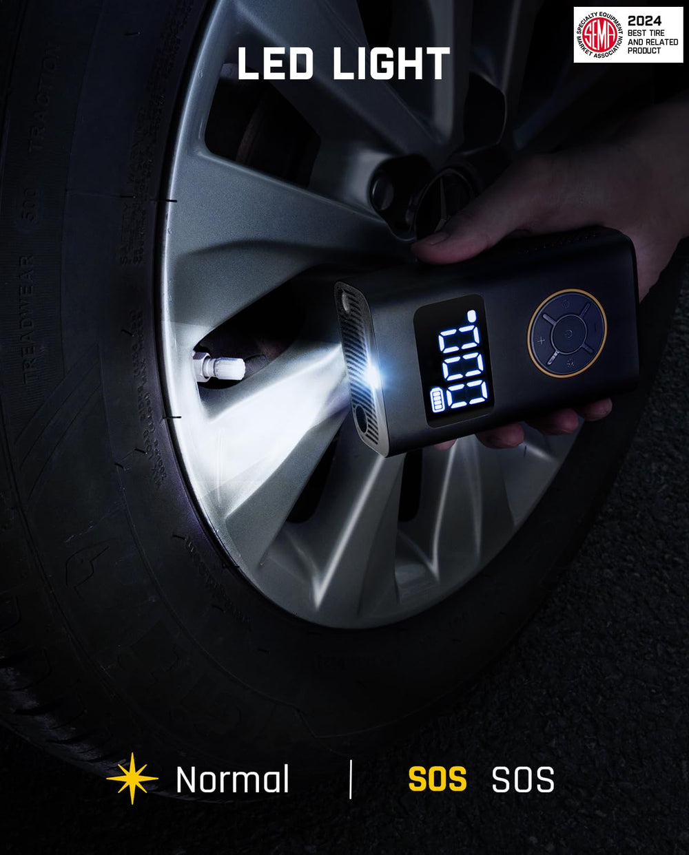 Fanttik X9 Pro en mano para comparar tamaño, transporte cómodo