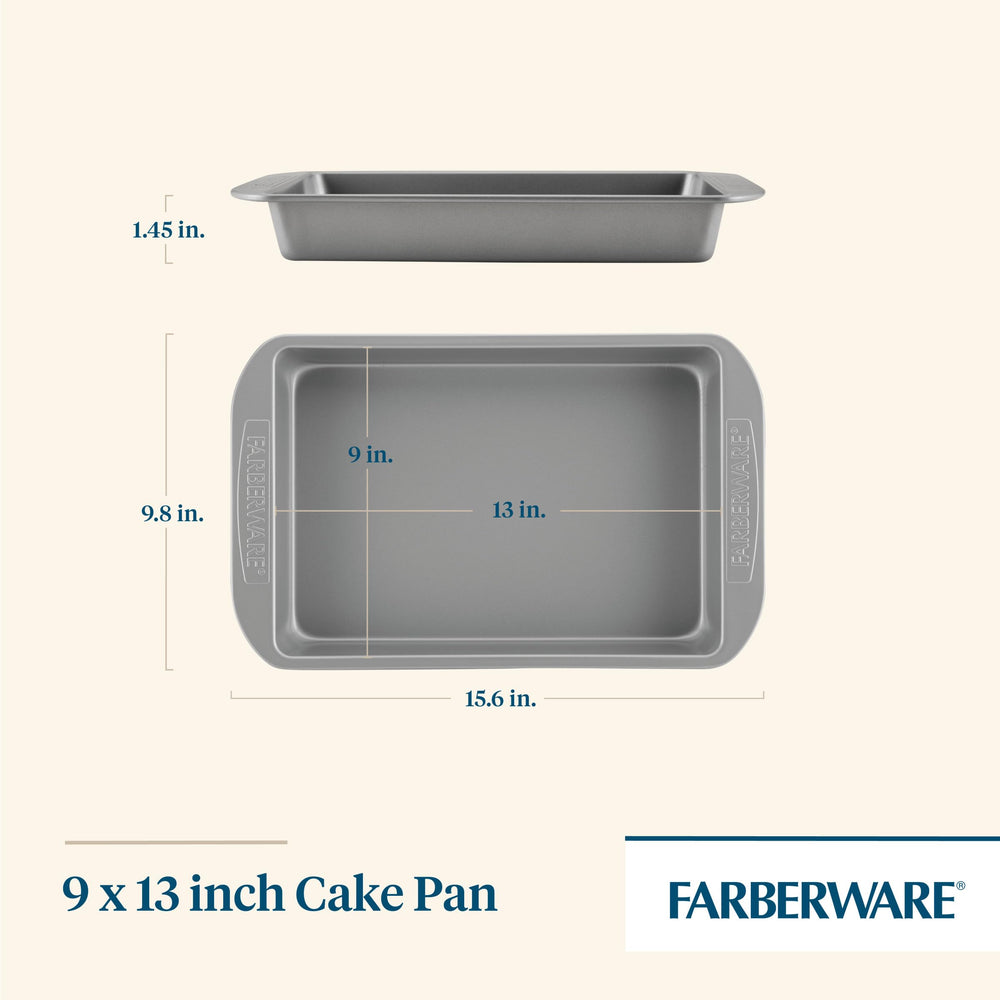 Farberware primer plano del recubrimiento antiadherente que facilita desmoldar