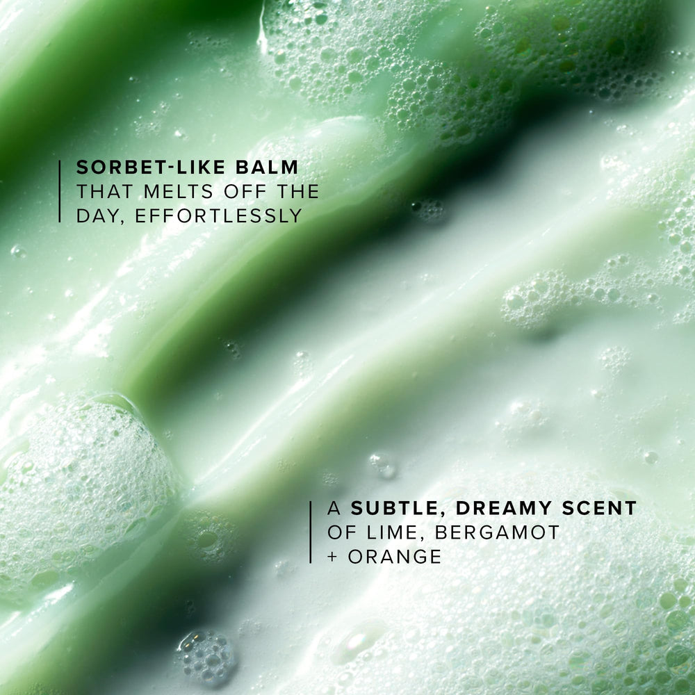 farmacy Green Clean papaya extract close-up with fruit, illustrating gentle exfoliation benefit