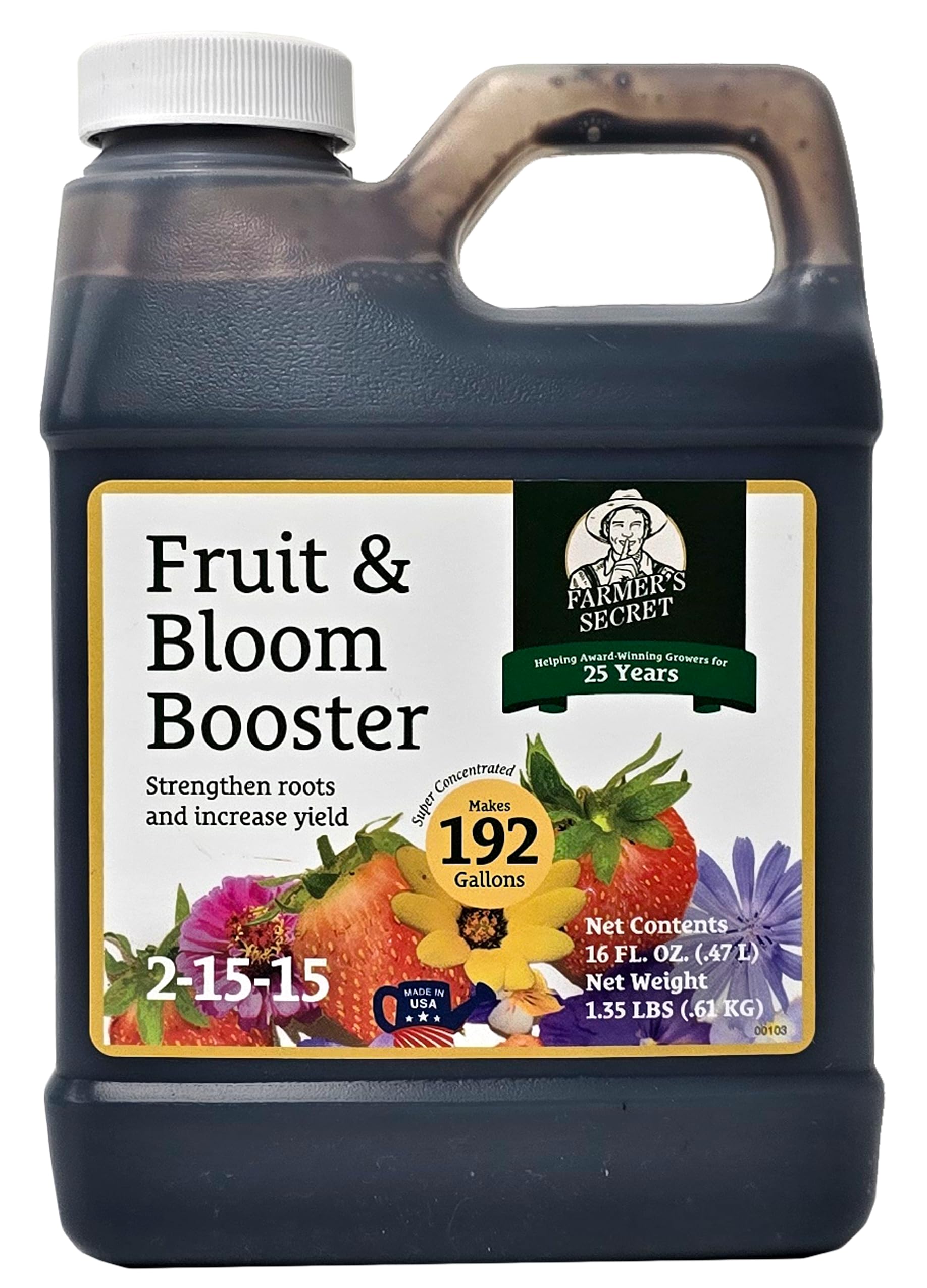 Farmer's Secret front label showing product name and purpose for clear identification