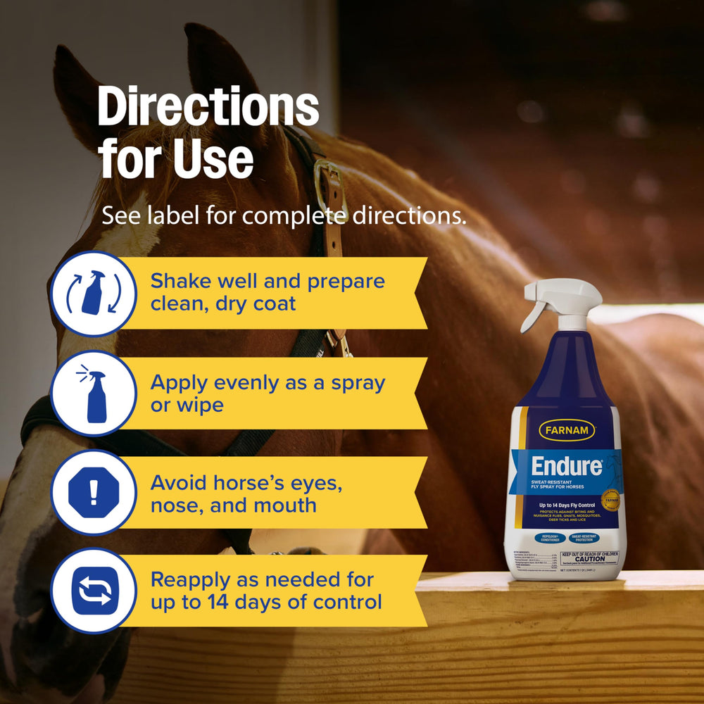 farnam aplicación controlada en cara del caballo para zonas sensibles