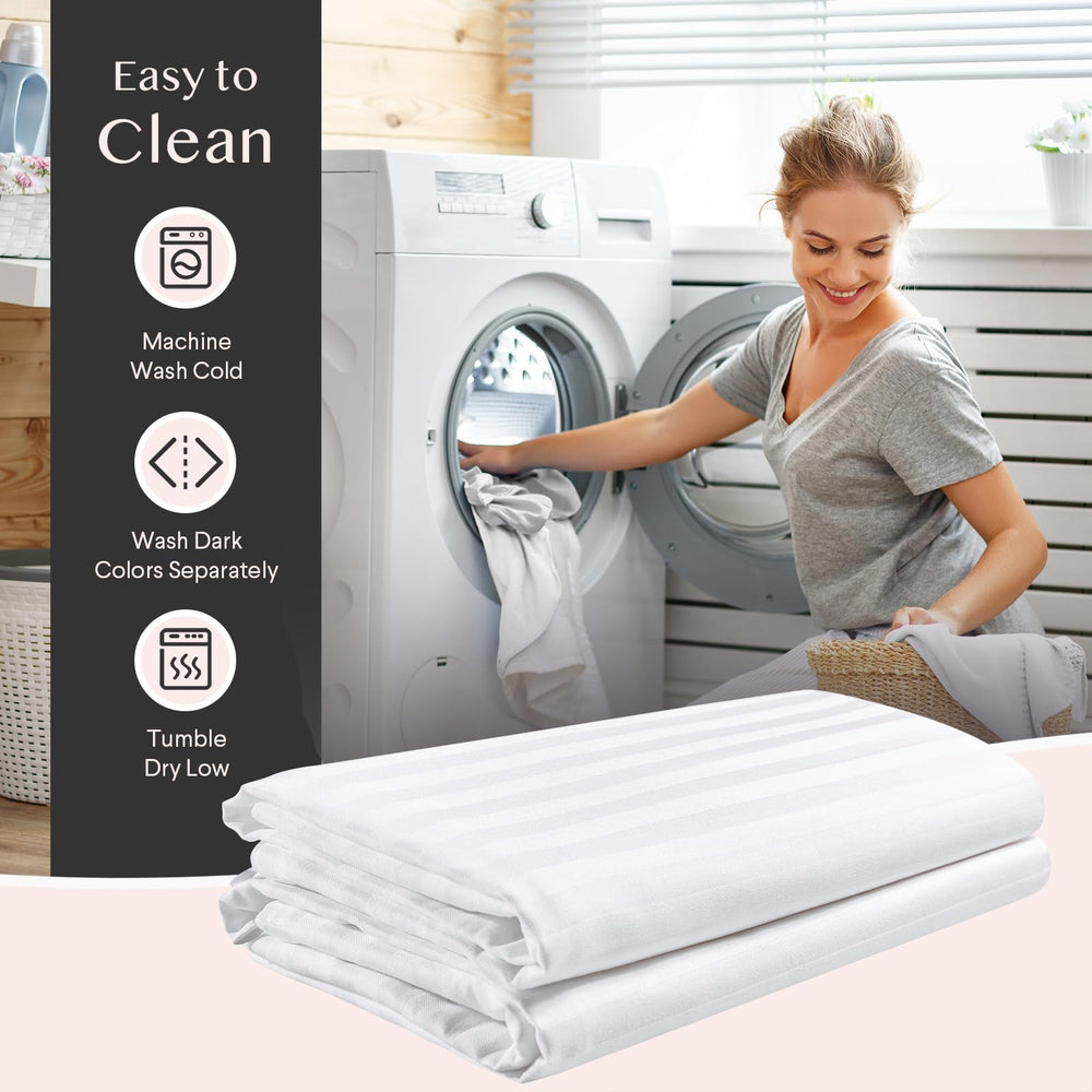 FAUNNA pillow protector beside ruler showing 20x26 inch standard size fit