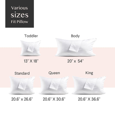 FAUNNA four-pack stack showing matching covers for multiple pillows benefit