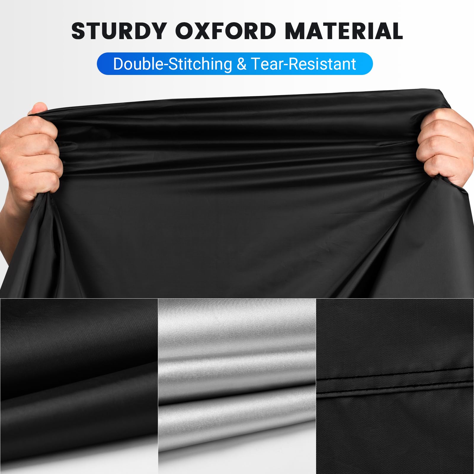 Favoto reflective strips visible on cover improving nighttime visibility