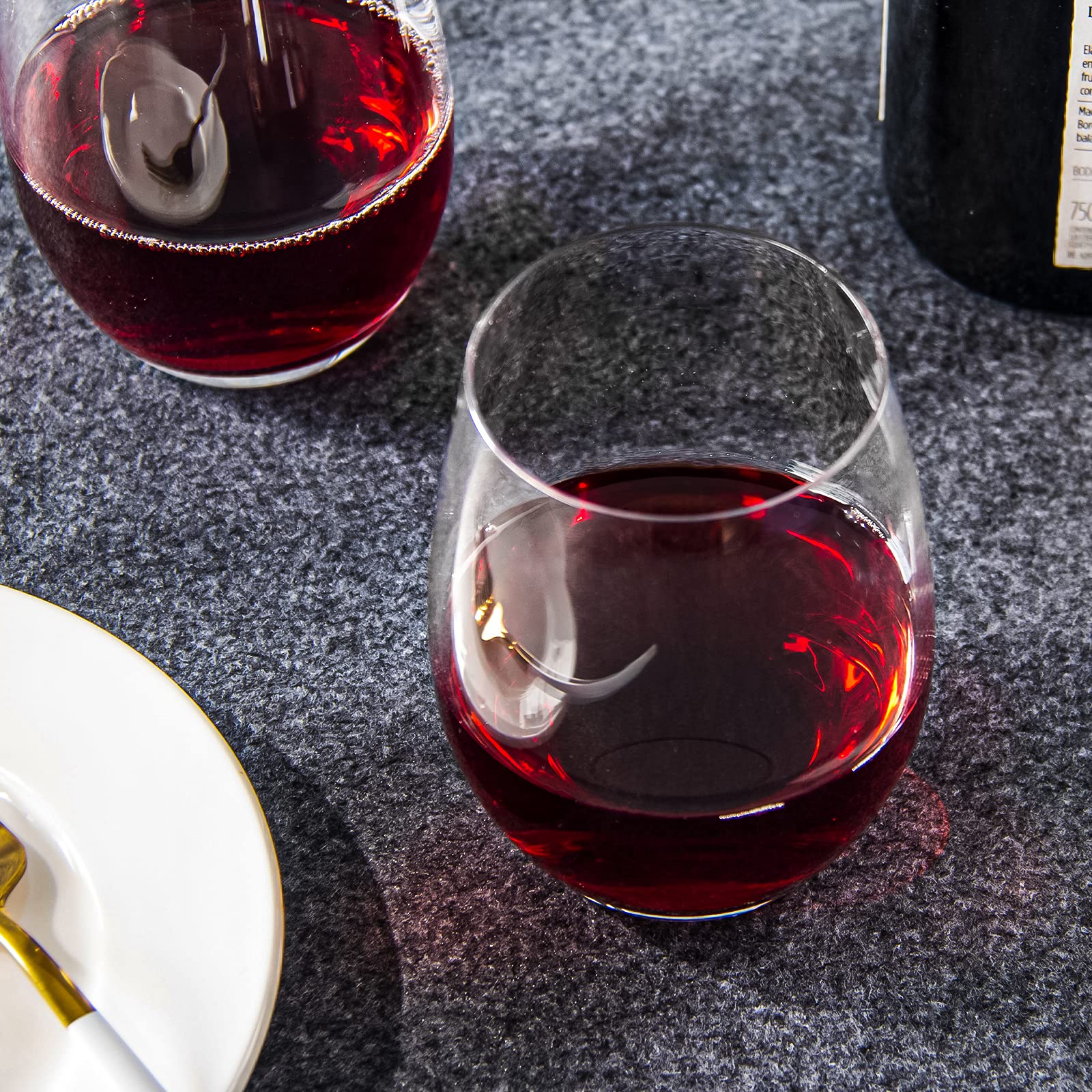 FAWLES table setting with glasses highlighting elegant look for entertaining benefit