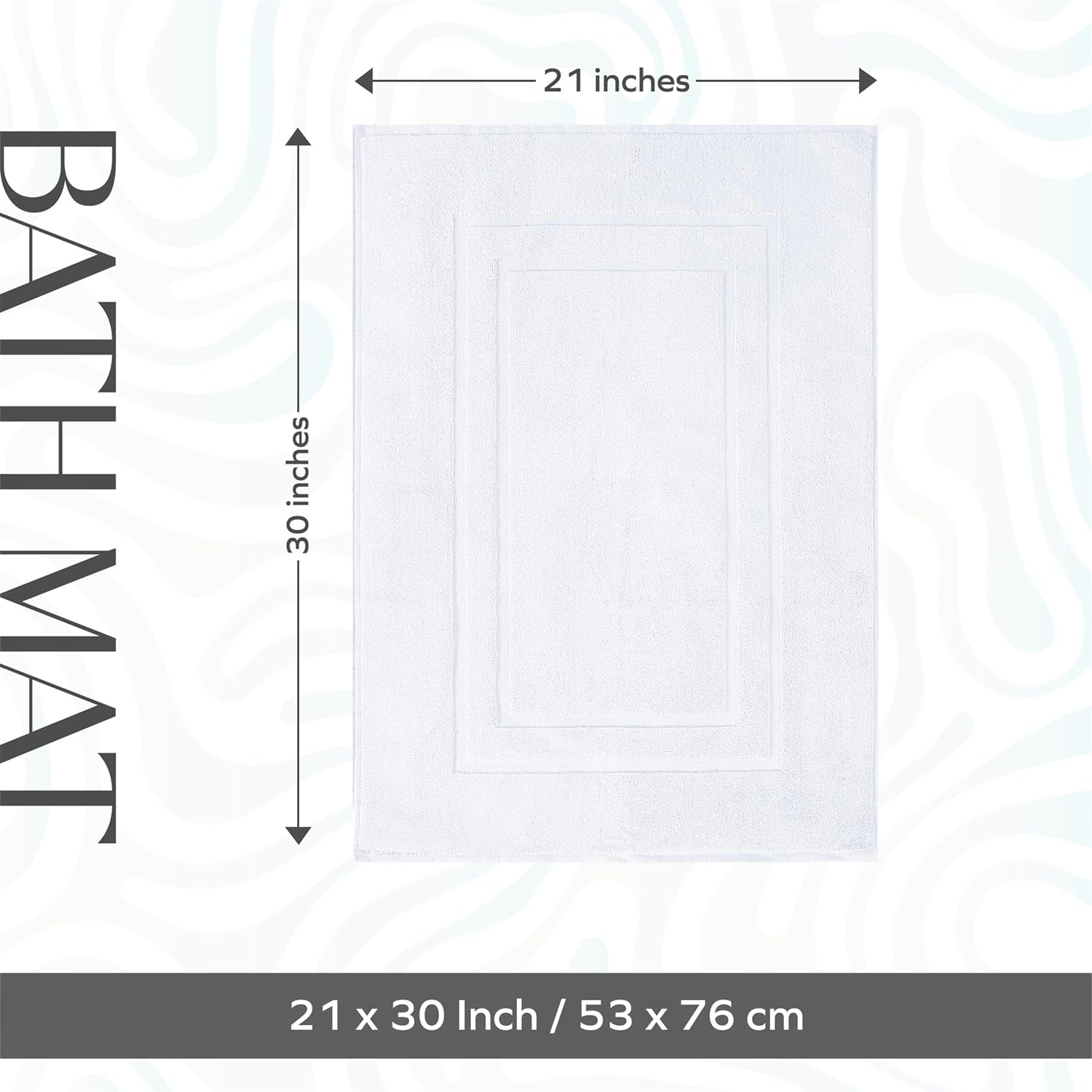Feather & Stitch primer plano de la textura terry con alta absorbencia visible