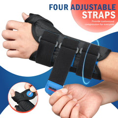FEATOL wrist measurement example demonstrating correct sizing for support