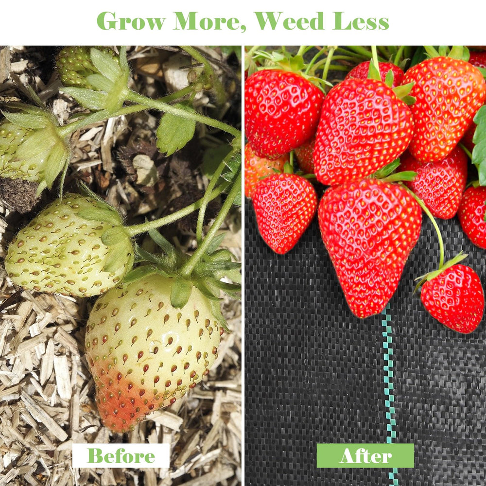 FEED GARDEN etiqueta con especificaciones del material y recomendaciones de uso