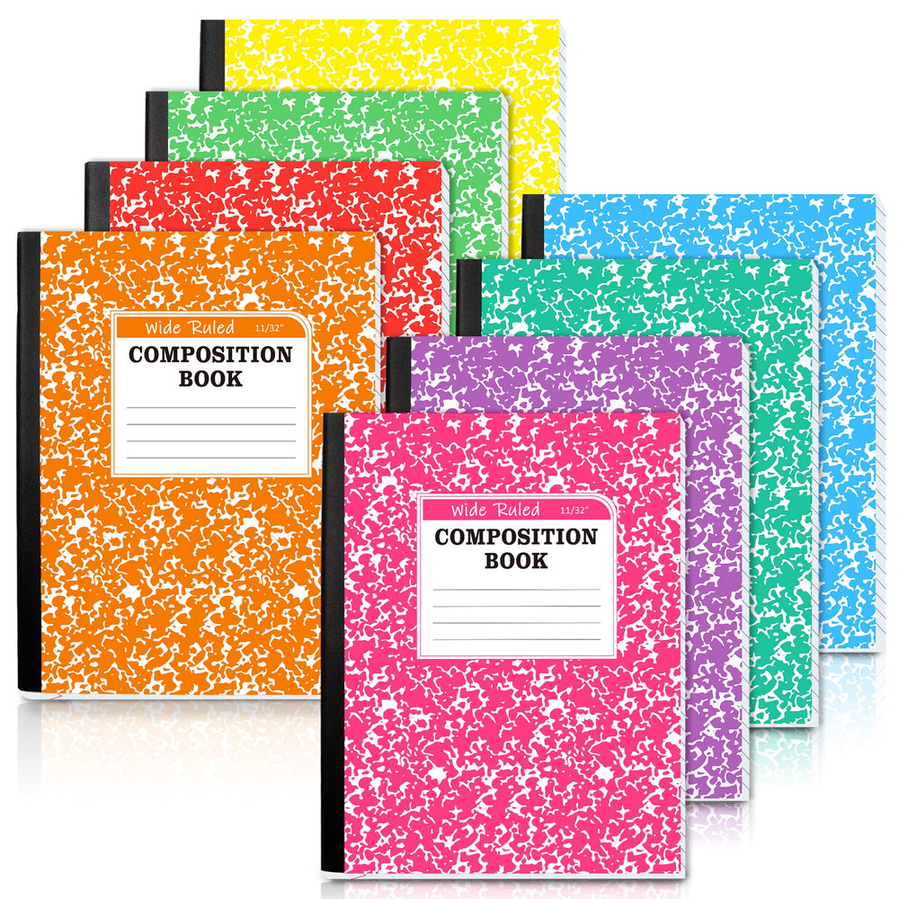 feela front cover set showing eight pastel colors and marble design for easy color coding