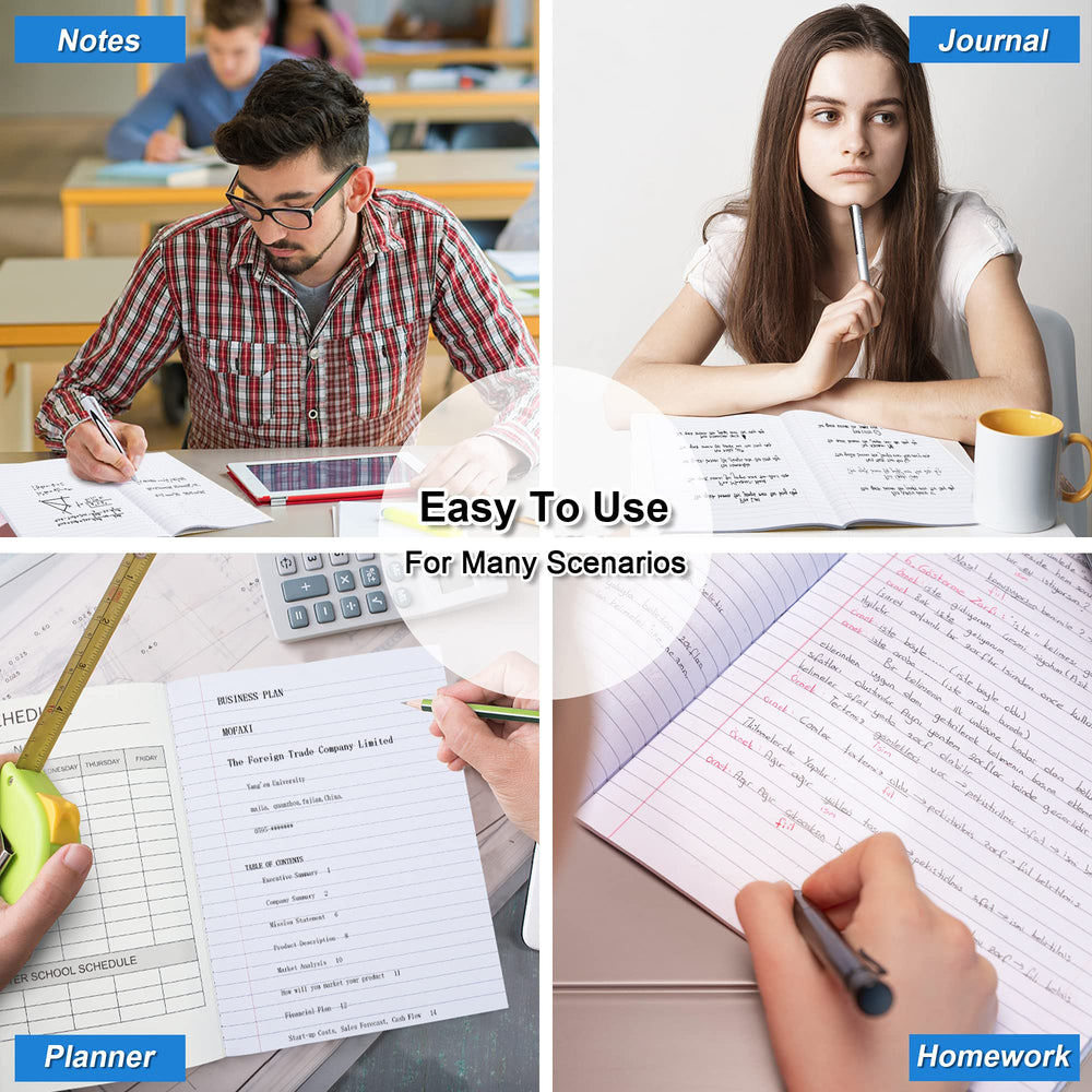 feela lifestyle study desk showing notebooks in use for organized note-taking