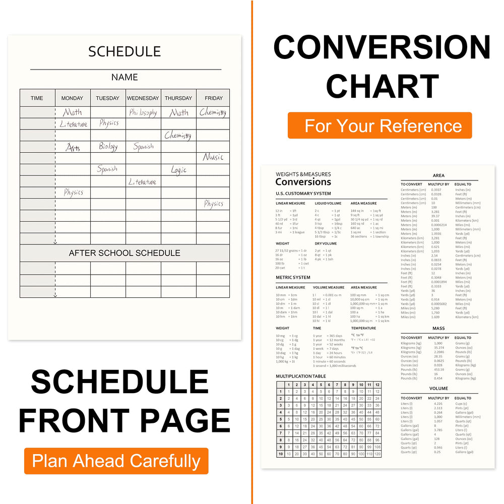 feela notebook beside ruler showing 9.75 x 7.5 inch compact size for portability