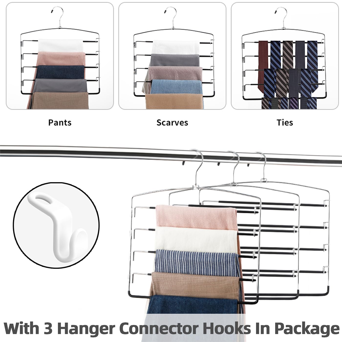 FeeraHozer in a styled bedroom wardrobe illustrating organized closet benefit