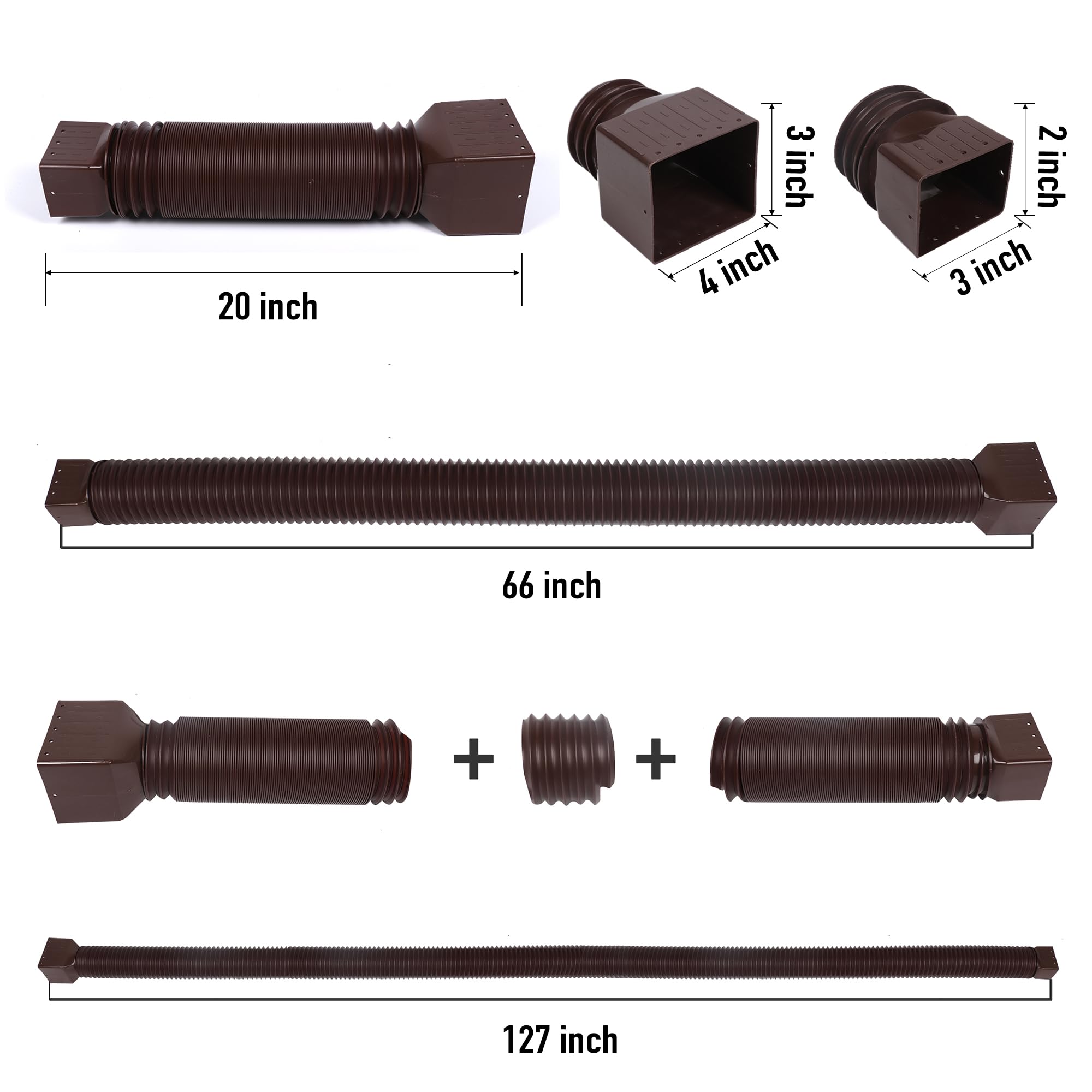 FEILAYDUN primer plano del conector que permite unir dos tubos con firmeza y estabilidad
