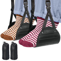 FEIMINI vista frontal del empaque mostrando el set de dos hamacas y beneficios de viaje