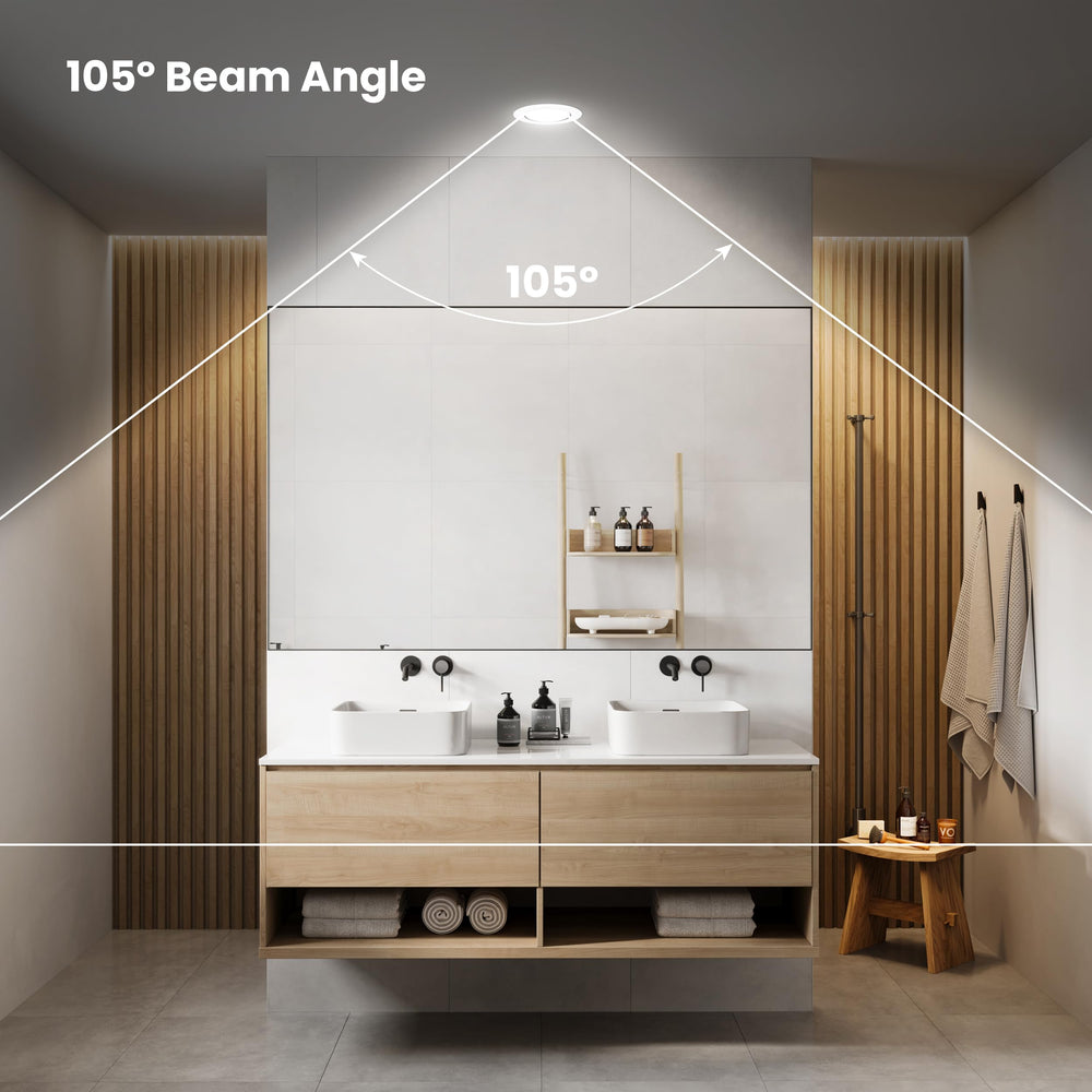 Feit Electric iluminación cálida en salón mostrando ambiente acogedor