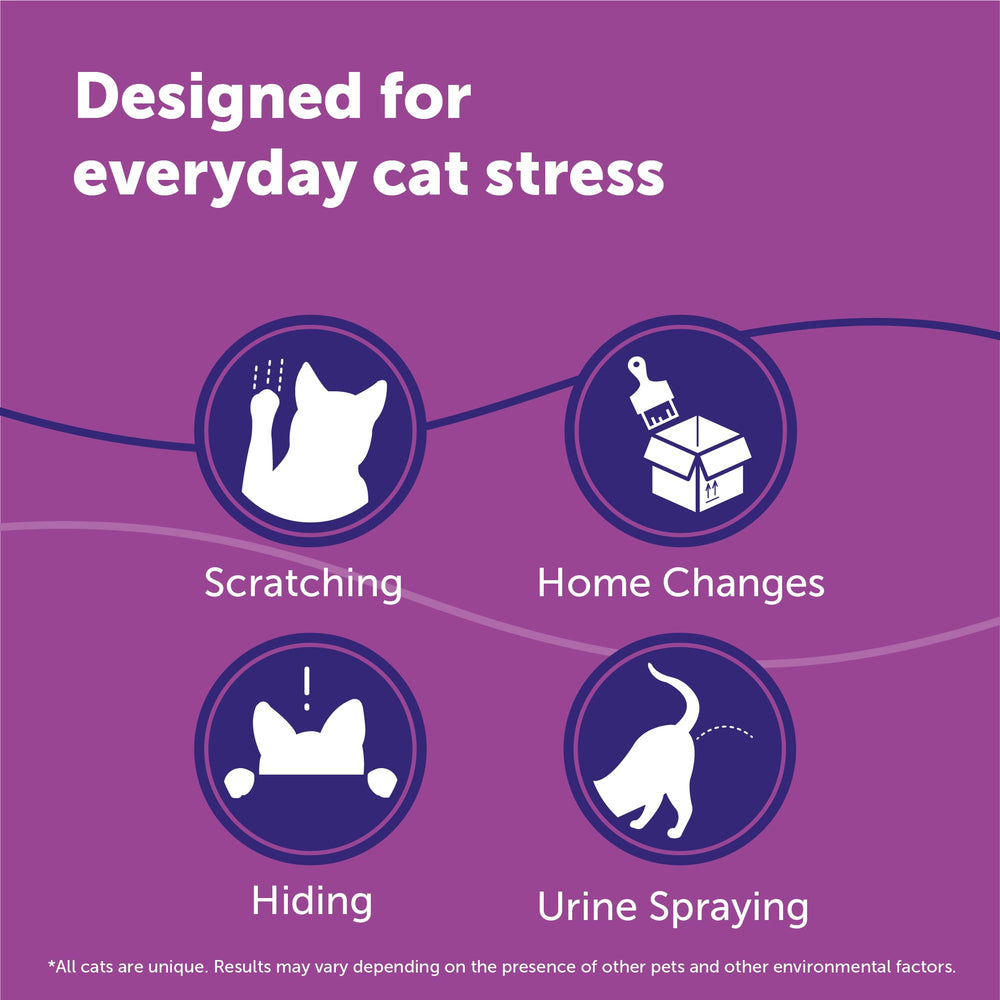 FELIWAY refill inserted in diffuser in outlet showing continuous calming