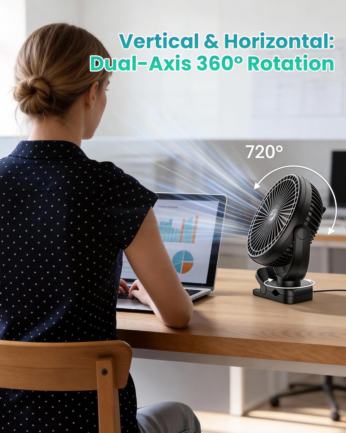 Fentara ventilador luz LED nocturna para iluminación suave y ahorro