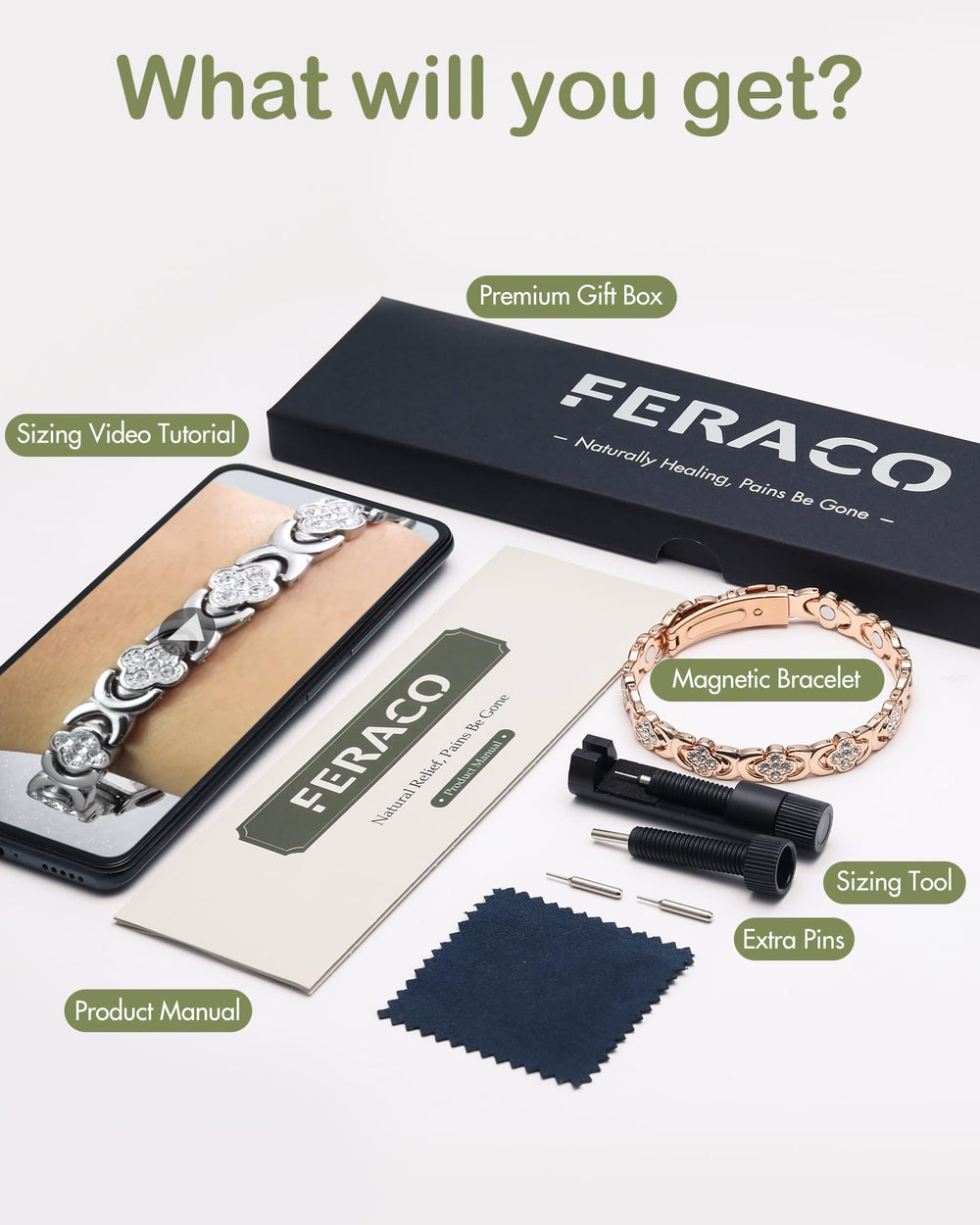 Feraco pulsera en muñeca en look diario, complemento versátil