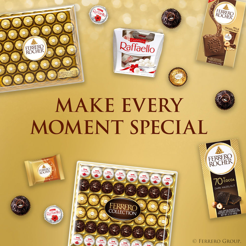 Ferrero Collection presentado en mesa festiva para celebraciones