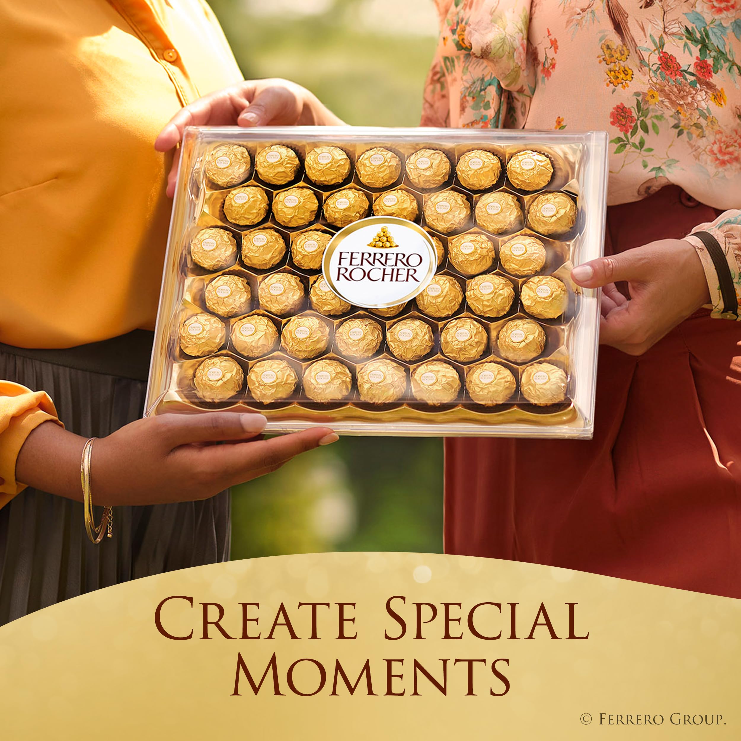 Ferrero Rocher chopped hazelnut and wafer close-up showing crunchy texture and rich visual appeal