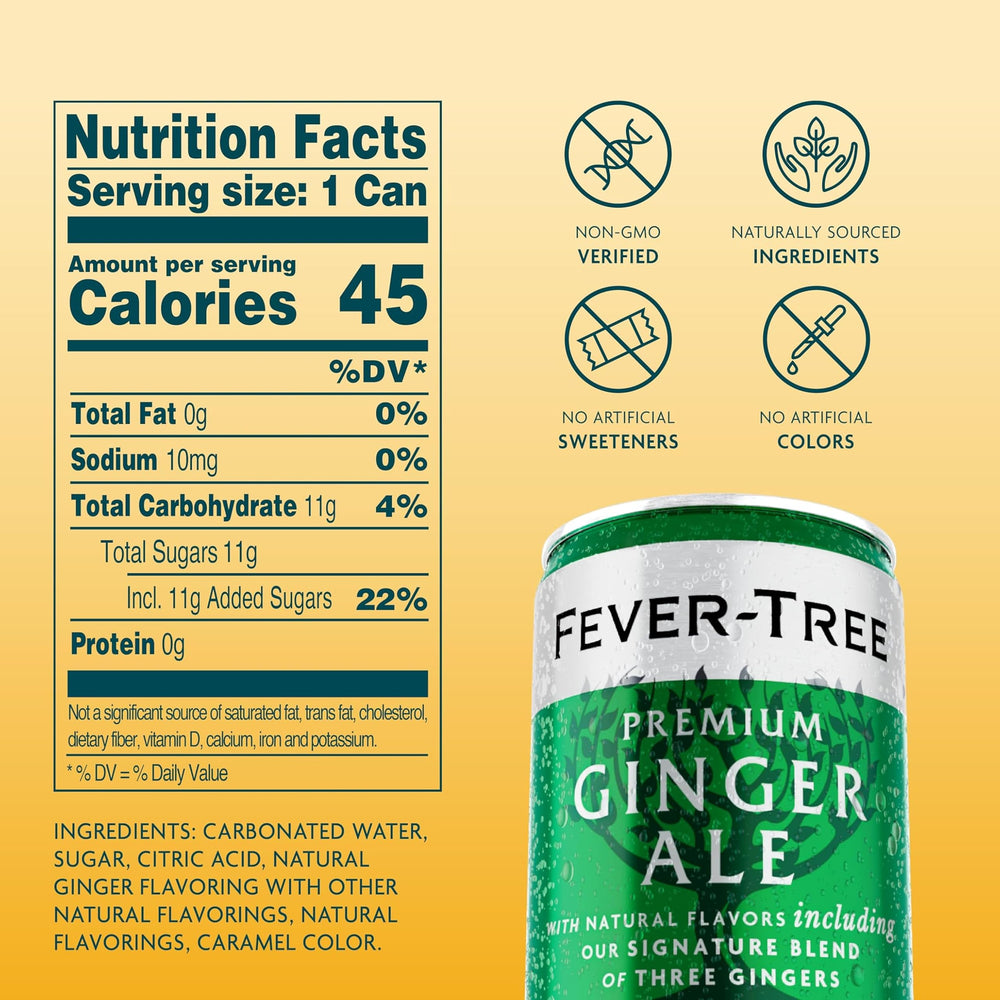 Fever-Tree detalle de etiqueta que resalta ingredientes naturales