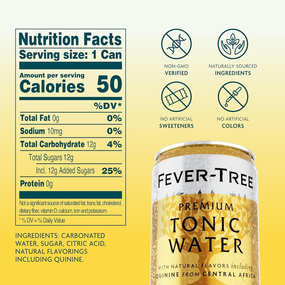Fever-Tree burbujas y textura de la tónica que resaltan frescura