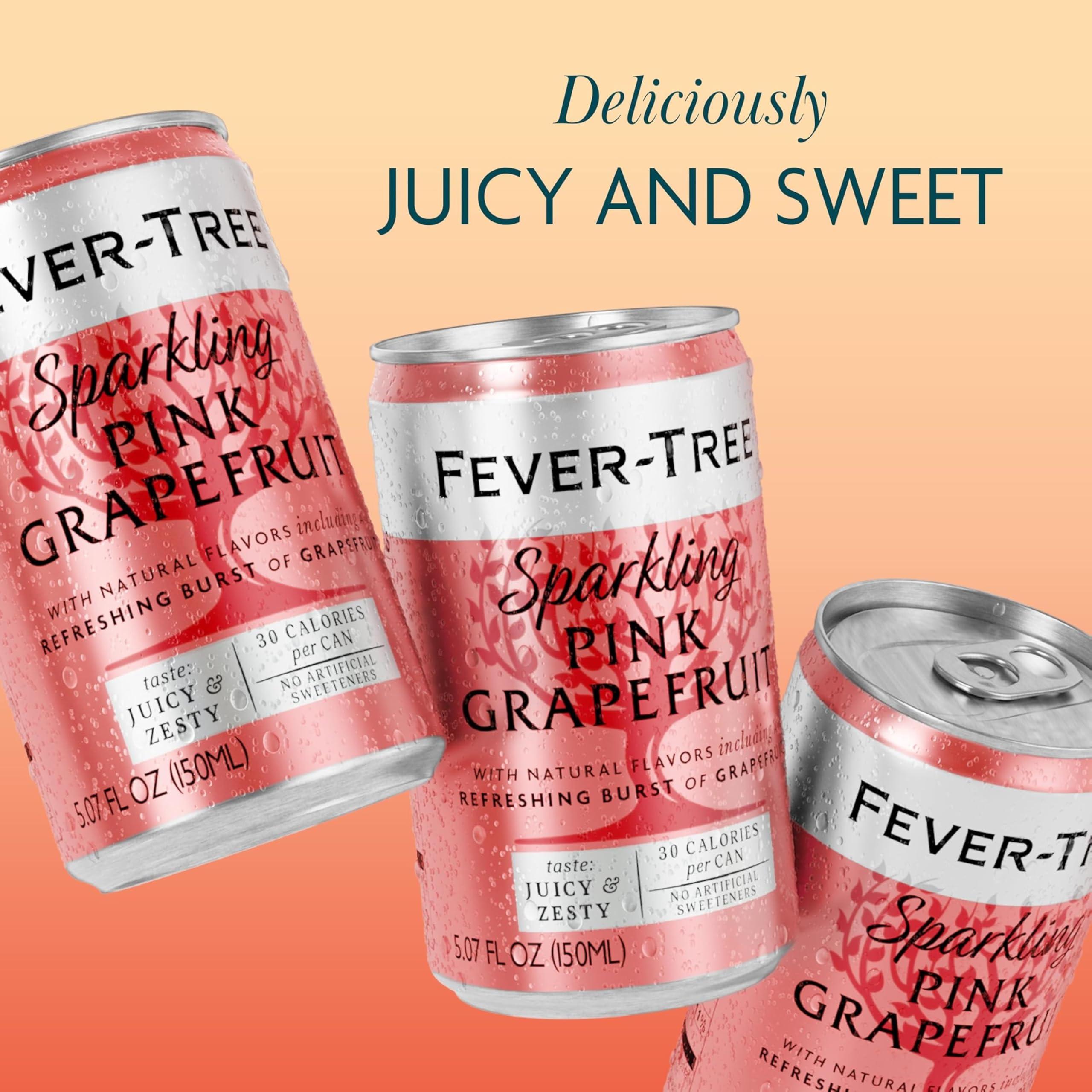 Lata Fever-Tree en mano para comparar tamaño y facilidad de servir en eventos