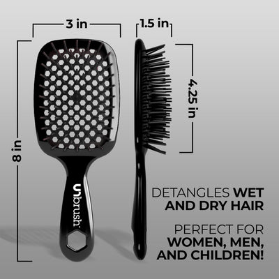 FHI Heat UNbrush desenredando cabello mojado con menos tirones