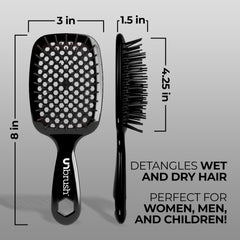 FHI Heat UNbrush desenredando cabello mojado con menos tirones