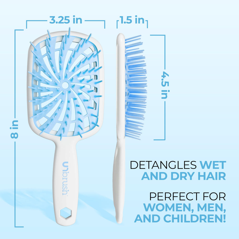 FHI Heat UNbrush Plus usado en cabello mojado para desenredar sin tirones