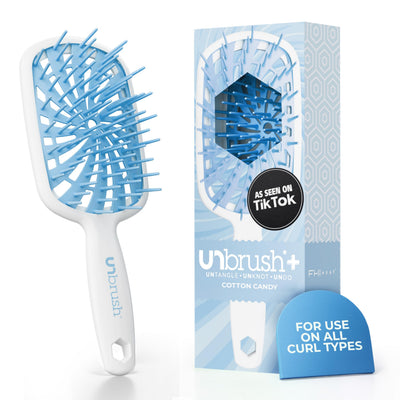 FHI Heat UNbrush Plus vista frontal mostrando forma y perfil cómodo