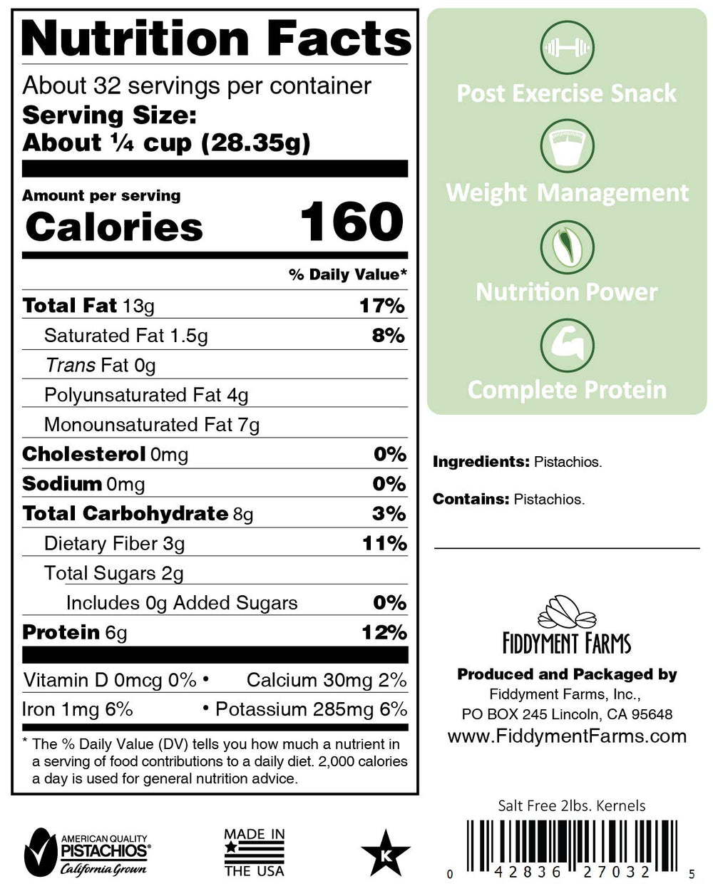 Fiddyment Farms bol con pistachos en receta, demostrando versatilidad en la cocina