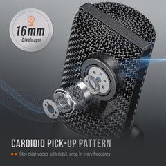FIFINE top knob detail for instant volume control and privacy adjustment